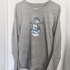 Life Is Good Gray Long sleeve t-shirt